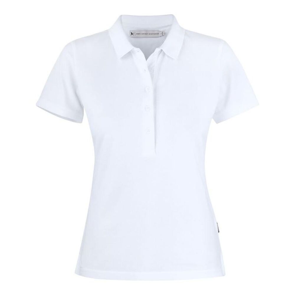 James Harvest Womens/Ladies Sunset Polo Shirt / White